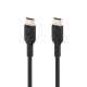 Дата кабель USB-C to USB-C 1.0m PVC black Belkin (CAB003BT1MBK)