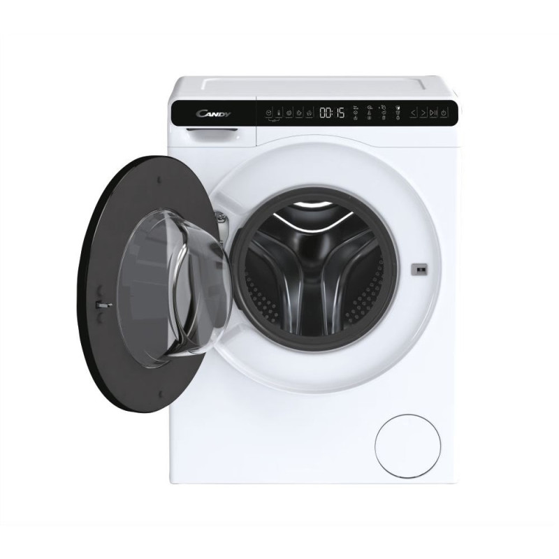 Candy WM front load, 5kg, 1200, A+++, 44m, display, invertor, black door, height 70 cm, white (CW50-BP12307-S)