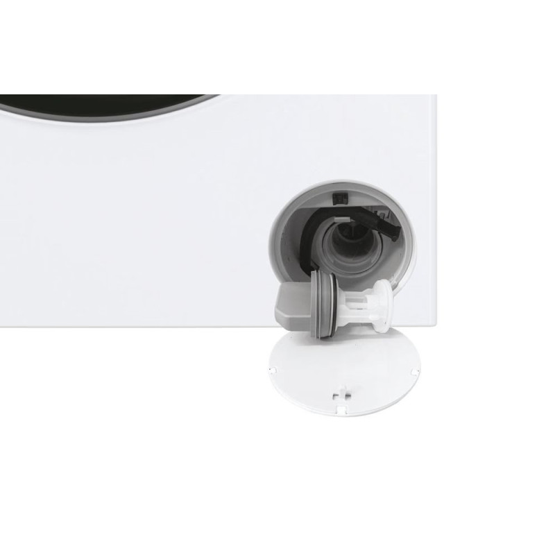 Candy WM front load, 5kg, 1200, A+++, 44m, display, invertor, black door, height 70 cm, white (CW50-BP12307-S)