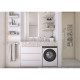 Candy WM front load, 5kg, 1200, A+++, 44m, display, invertor, black door, height 70 cm, white (CW50-BP12307-S)