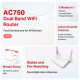 Mercusys Router MR20 AC750, 2xFE LAN, 1xFE WAN