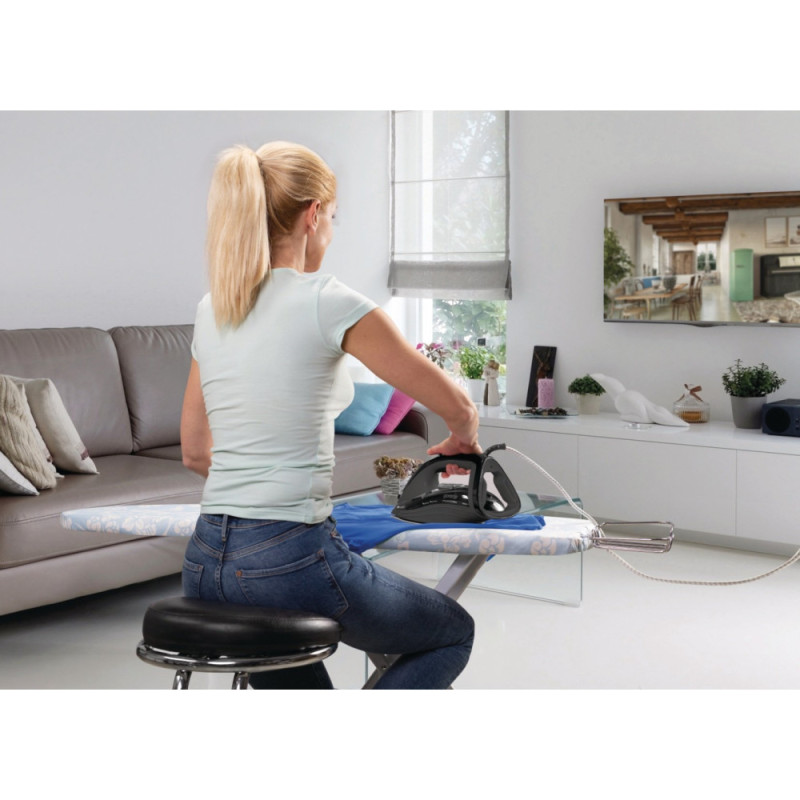 Gorenje Iron, 2600W, 350ml, steam boost -95g, vert. Steaming, auto shutdown, ceramic soleplate, grey-black (SIH2600BKG)