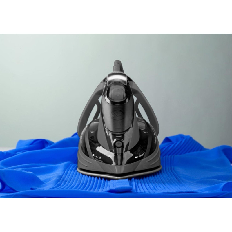 Gorenje Iron, 2600W, 350ml, steam boost -95g, vert. Steaming, auto shutdown, ceramic soleplate, grey-black (SIH2600BKG)