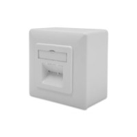 Digitus Настінна розетка cat. 6a STP 2xRJ45 8P8C, для зовнішньої проводки (DN-9007-S-1)