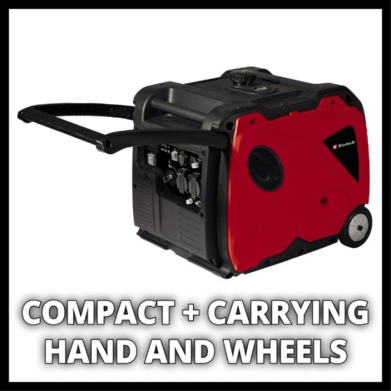 Einhell Gasoline generator TE-IG 3500 inverter, 230V, 3.2kW (max. 3.3kW) (4152620)