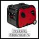 Einhell Gasoline generator TE-IG 3500 inverter, 230V, 3.2kW (max. 3.3kW) (4152620)