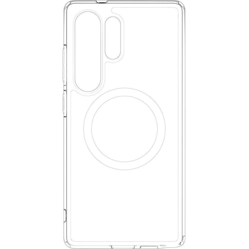 Spigen Чохол для Samsung Galaxy S25 Ultra, Ultra Hybrid MagFit, Clear White (ACS08956)