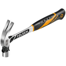 Tolsen Profi carpenter's hammer 450g 34cm metal rubber handle (25171)