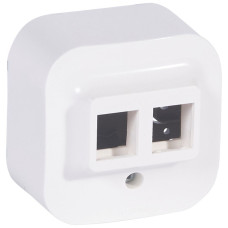Legrand Адаптер 2хRJ45, Forix Quteo, білий (782426)