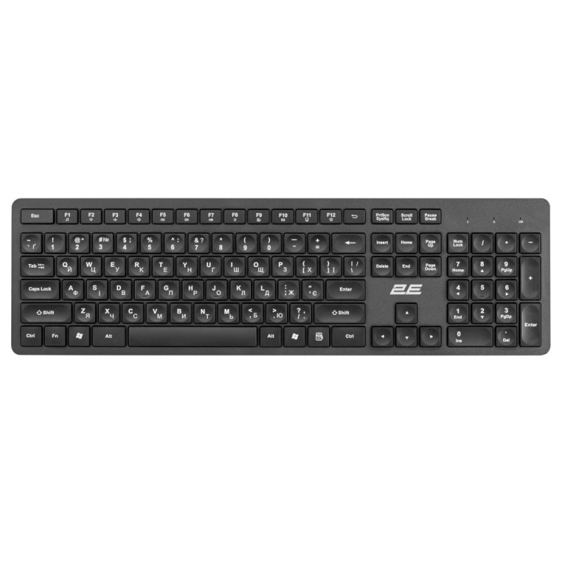 2E Combo keyboard and mouse MK420, WL, EN/UKR, black (2E-MK420WB_UA)