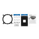 2E Gaming CPU cooler Air Cool AC120ZP RGB, LGA1851, 1700, 1200, 115x, 775, AM5, AM4, AM3, AM3+, AM2, AM2+, FM2, FM1, 4pin RGB, TDP 95W (2E-AC120ZP-RGB)