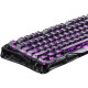GravaStar Клавиатура механическая Mercury V75 Lite 80keys, Magnetic Blackcore, USB-A, RGB, Transparent Black (GS_V75_LITE_XTAL_BLK)
