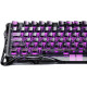 GravaStar Клавиатура механическая Mercury V75 Lite 80keys, Magnetic Blackcore, USB-A, RGB, Transparent Black (GS_V75_LITE_XTAL_BLK)