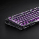 GravaStar Клавиатура механическая Mercury V75 Lite 80keys, Magnetic Blackcore, USB-A, RGB, Transparent Black (GS_V75_LITE_XTAL_BLK)