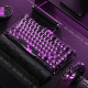 GravaStar Клавиатура механическая Mercury V75 Lite 80keys, Magnetic Blackcore, USB-A, RGB, Transparent Black (GS_V75_LITE_XTAL_BLK)