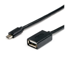Переходник OTG USB 2.0 AF to Micro 5P 0.1m Atcom (3792)