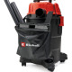 Einhell Construction vacuum cleaner TC-VC 1825 A, 1250 W, plastic 25 l, 180 mbar, hose 2.5 m, cable 3 m, socket 2.2 kW, 4.2 kg (2342485)