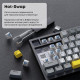 Клавиатура Ajazz AK820 Sea Salt Switch RGB USB-C UA Black (AK820-SS-BGY)
