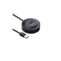 Концентратор Ugreen 4-port 1m USB 2.0 CR106 black (20277)