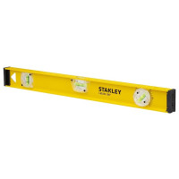 Stanley Уровень алюминиевый "Pro 180", 120см, 3 капсулы (1 регулируемая на 180°) (1-42-923)
