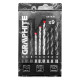 Graphite Набір свердл GRAPHITE по металу, цеглі: 5-6, 8, 9шт (54T431)