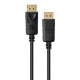 Кабель мультимедийный DisplayPort M to DisplayPort M 3.0m Vinga (VCPDPMM3BK)