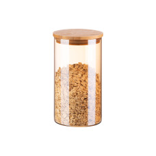 ARDESTO Jar Golden Moon, 760ml, glass, bamboo, round, golden (AR1376BLRG)