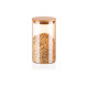 ARDESTO Jar Golden Moon, 760ml, glass, bamboo, round, golden (AR1376BLRG)