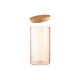 ARDESTO Jar Golden Moon, 760ml, glass, bamboo, round, golden (AR1376BLRG)