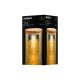 ARDESTO Jar Golden Moon, 760ml, glass, bamboo, round, golden (AR1376BLRG)