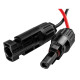 Neo Tools Connecting cable, for solar panels, crocodile clip, 30cm (90-146)