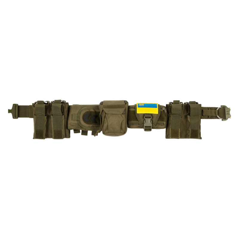 2E Tactical Belt 5 Pouch, 2E, OD Green (2E-MILTACBELT-Y5PCH-OG)