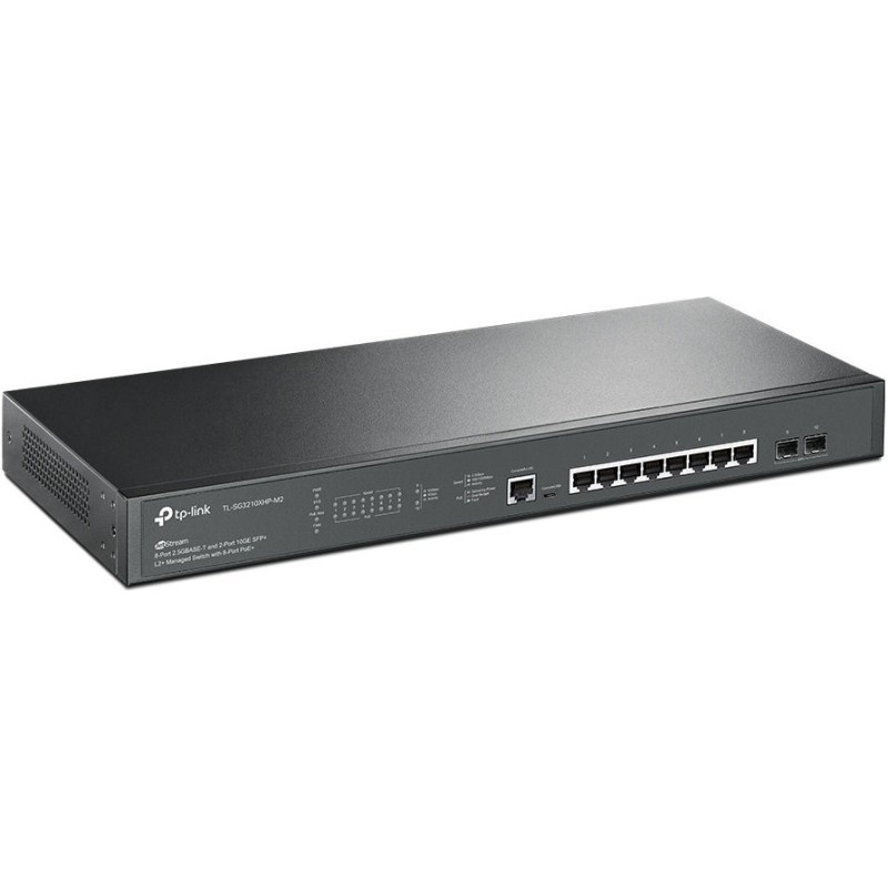 TP-Link Комутатор TL-SG3210XHP-M2 8x2.5GE 2x10GE SFP+ L2 JetStream 19" 1U