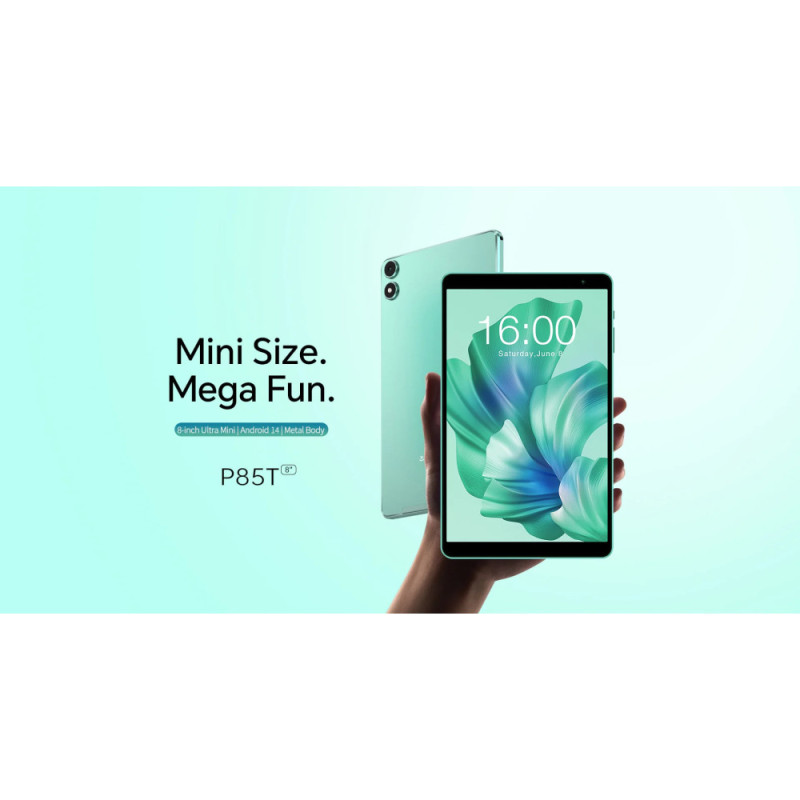 TECLAST Tablet P85T 8  4GB, 64GB, 5000mAh, Android, Mint Green (6940709685655)