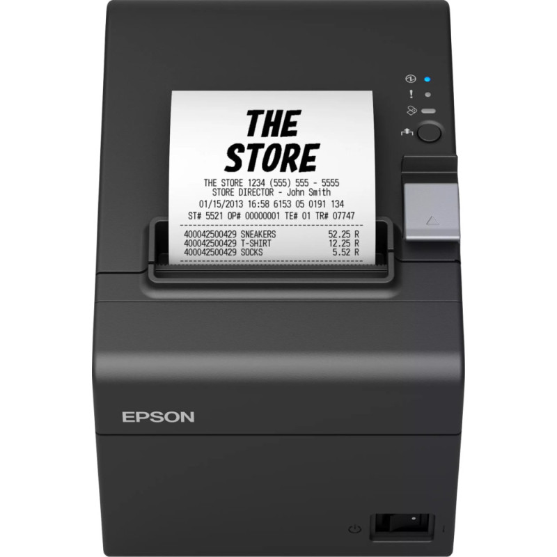 Epson TM-T20X (051): USB + Serial, PS, Blk, EU (C31CH26051)