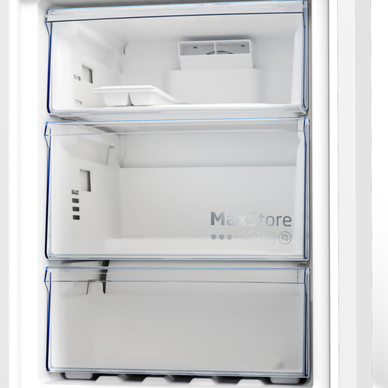 Beko Ref with bottom freezer, 203x60x67, ref-249L, freez.-106L, 2doors, A++, NF, display, HarvestFresh, inv., dark grey (B5RCNA405HMG)