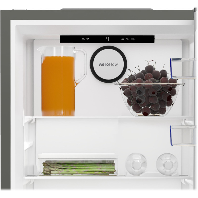 Beko Ref with bottom freezer, 203x60x67, ref-249L, freez.-106L, 2doors, A++, NF, display, HarvestFresh, inv., dark grey (B5RCNA405HMG)