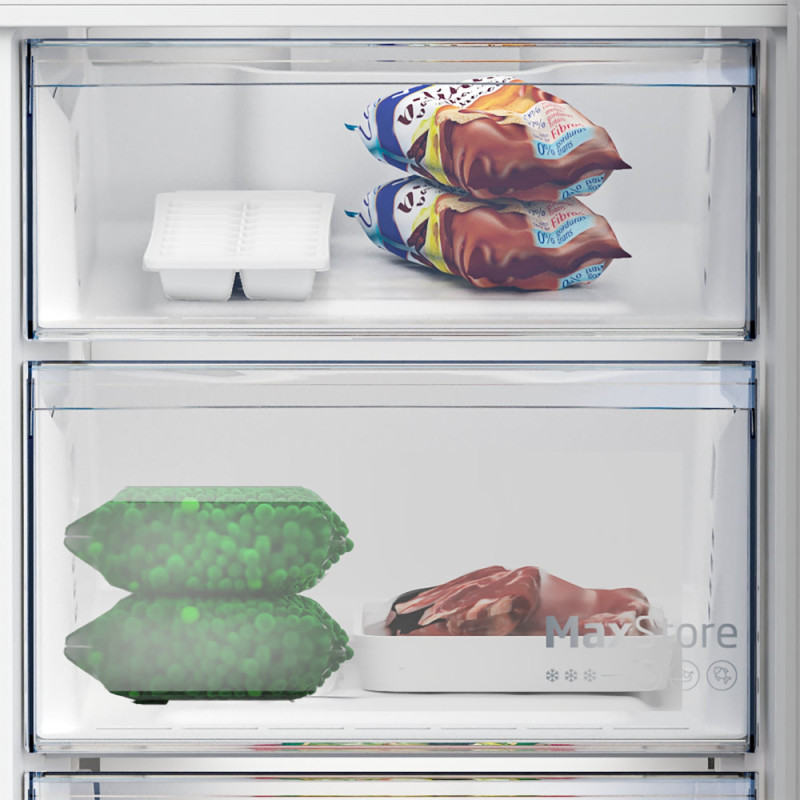 Beko Ref with bottom freezer, 203x60x67, ref-249L, freez.-106L, 2doors, A++, NF, display, HarvestFresh, inv., dark grey (B5RCNA405HMG)