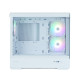Zalman Computer case P30 White V2, without PSU, 1xUSB3.0, 1хUSB Type-C, 3x120mm ARGB, TG Front/Side Panel, mATX, White (P30WHITEV2)