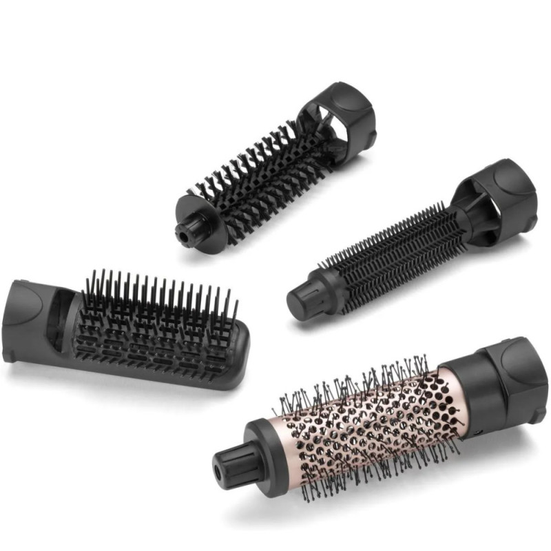 BaByliss Фен-щітка Smooth Finish, 1200Вт, 3 режими, іоніз-я, хол. обдув, кераміка, чорний (AS122E)