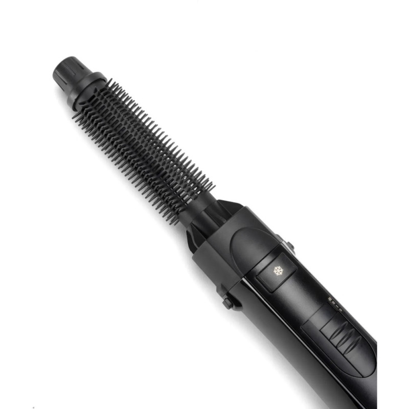 BaByliss Фен-щітка Smooth Finish, 1200Вт, 3 режими, іоніз-я, хол. обдув, кераміка, чорний (AS122E)
