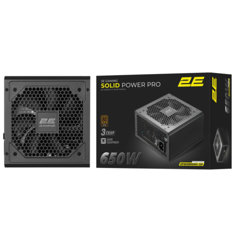 Блок питания 2E 650W Solid Power Pro ATX3.1 GEN5.0 (2E-SP650BRSMII-120)