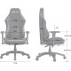 Кресло игровое Anda Seat Luna Fabric Size L Black (AD18-44-B-F)