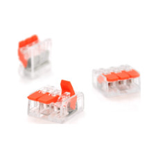 Соединитель кабеля 3-pin аналог WAGO K221-413, 15штпак Voltronic (K221-413/15)