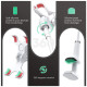 Держатель для смартфонов Ugreen LP113 Multifunction Phone Clip Stand White (30488)