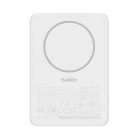 Belkin Акумулятор портативний літій-іонний Power Bank Belkin 5000мА·год, Slim Magnetic, білий (BPD010HQWH)