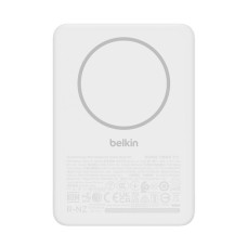 Belkin Акумулятор портативний літій-іонний Power Bank Belkin 5000мА·год, Slim Magnetic, білий (BPD010HQWH)