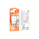 Зарядное устройство HOCO C141A 2xUSB + cable USB to Lightning white (6942007627870)