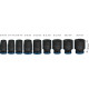 Bosch PRO Set of impact sockets Standard 9 pcs 1/4  25mm (2.608.003.034)