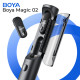 Микрофон Boya Magic-02 Type-C/Lightning Black (Magic-02)